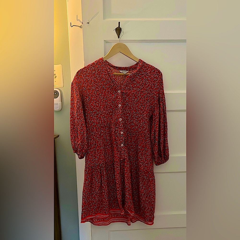 Red long sleeve dress 💃🏻